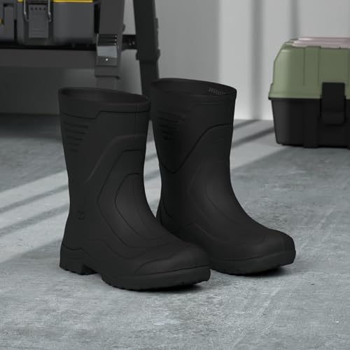 Shoes for Crews Unisex Soft Toe Slip-Resistant Work Boots - EH-Rated, Non-Slip Safety Boots for Men & Women - Ideal for Tradesmen, Foremen & Job site Crews - Bullfrog II, Size 10 - Thumbnail 2