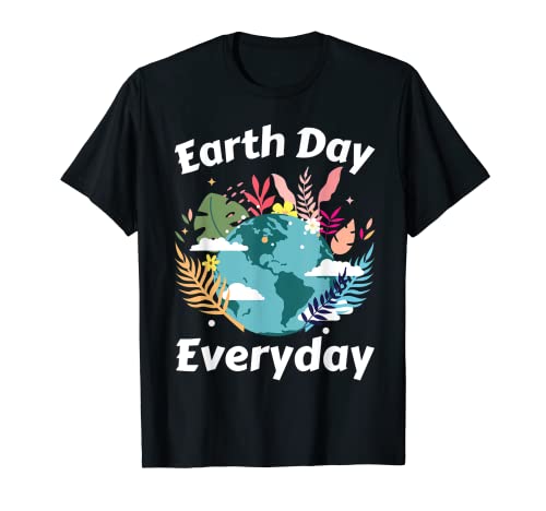 Amor La Tierra Niños Maestro Día de la Tierra Medio ambiente cotidiano Camiseta