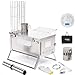 Kcelarec Titanium Camping Tent Stove,Outdoor Portable Ultralight Folding Tent Stove Wood Burning Stove for Backpacking Camping Hunting