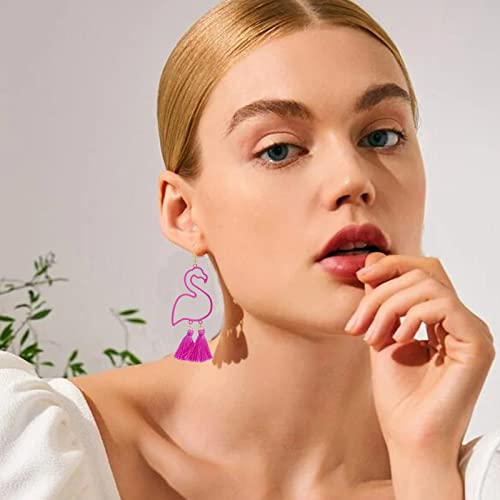 Flamingo Earrings Boho Earrings Flamingo Drop Dangle Earrings3