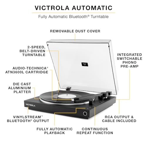 Victrola Automatic - Wireless Bluetooth Turntable - Blue - image 2