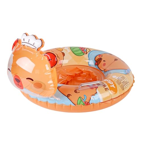 Balsa flotante de piscina Capybara inflable de diseño animado para juego acuático infantil