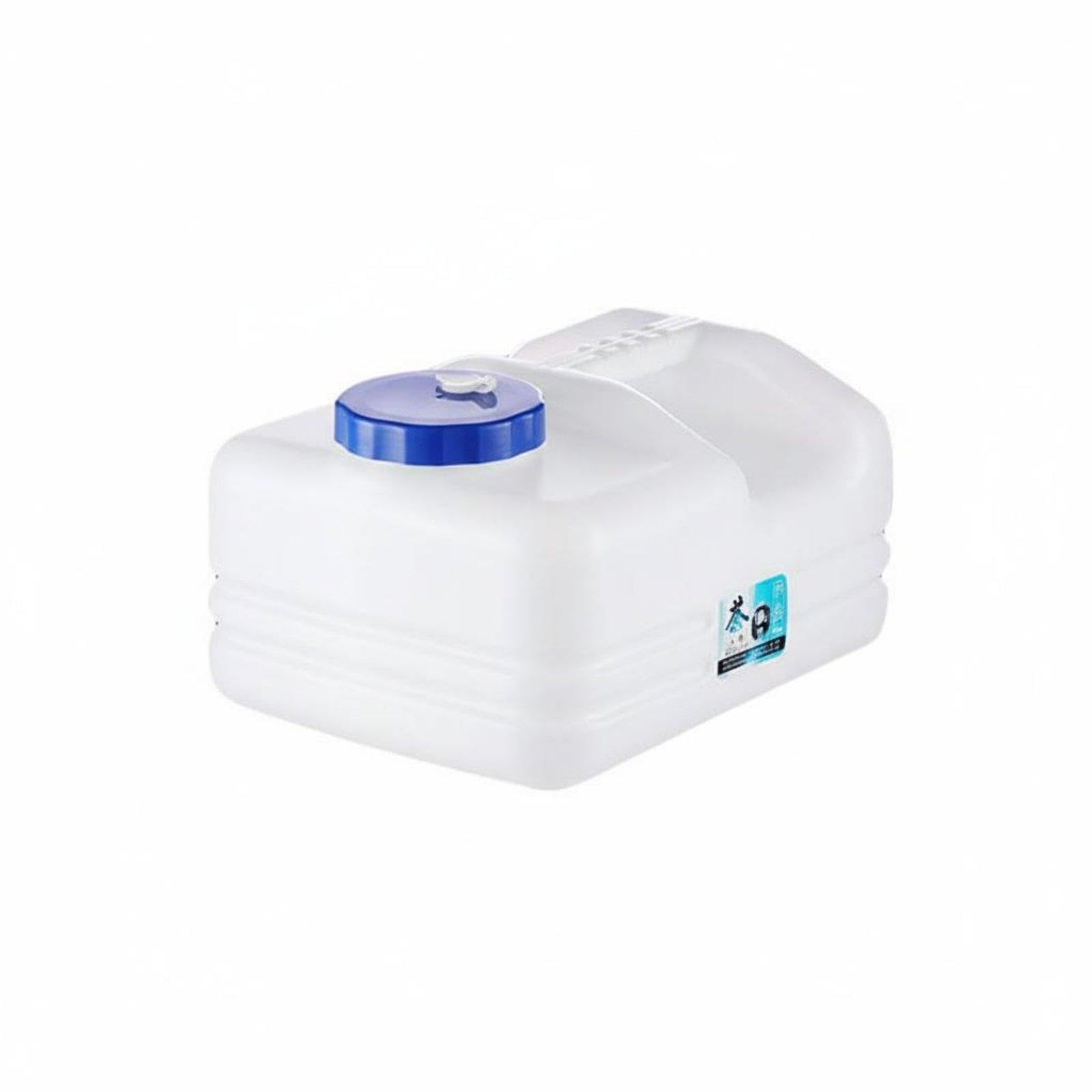 Flat Tea Countertop Water Bucket Container 10L Water Storage Tank Space Saving with Wide Opening for Home, Camping | Storage Boxes | Home Organization | Household Supplies & Cleaning-image-8