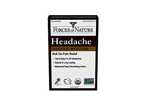 Forces Of Nature – Natural, Organic Headache Pain Care (4Ml) Non Gmo, No Harmful Chemicals -Relief For Tension, Stress And Anxiety Associated With Headaches, Migraines, Sinus And Hangovers #TOP1