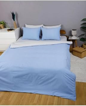 Mer-Tim Cotton Ranforce Double Double Sided Duvet Cover Duvet Cover 200x220 Blue-Grey