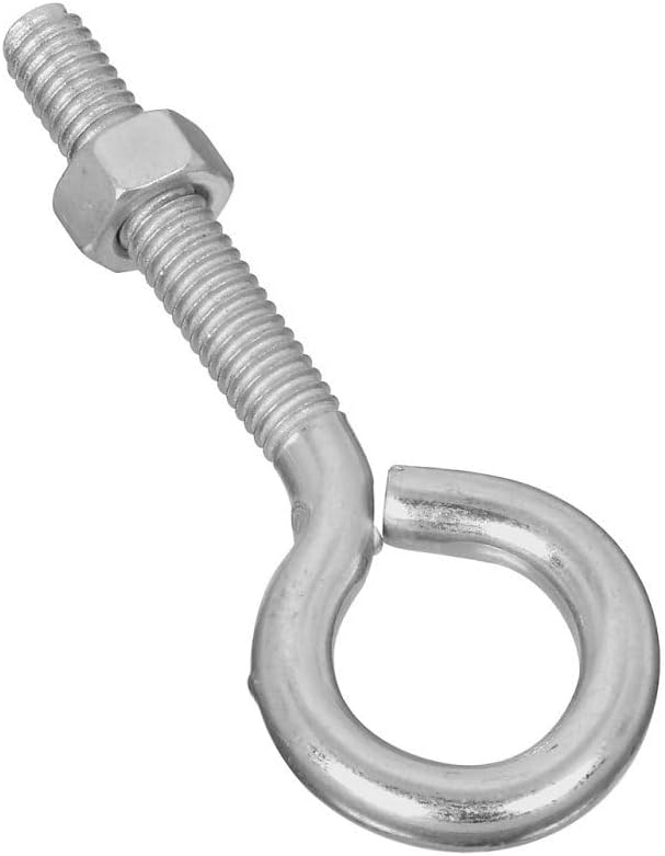 Stanley Hardware 221218 5/16" X 3" Zinc Plated Eye Bolt with Nut Assembled
