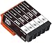 Produktbild Supply Guy 5 Druckerpatronen kompatibel mit Epson 24XL / 24 XL Schwarz für Expression Photo XP55 XP65 XP750 XP760 XP850 XP860 XP950 XP960 XP970