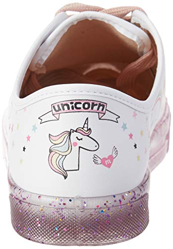 Sapato Casual Napa Unicornio, Molekinha, Meninas, Branco, 33