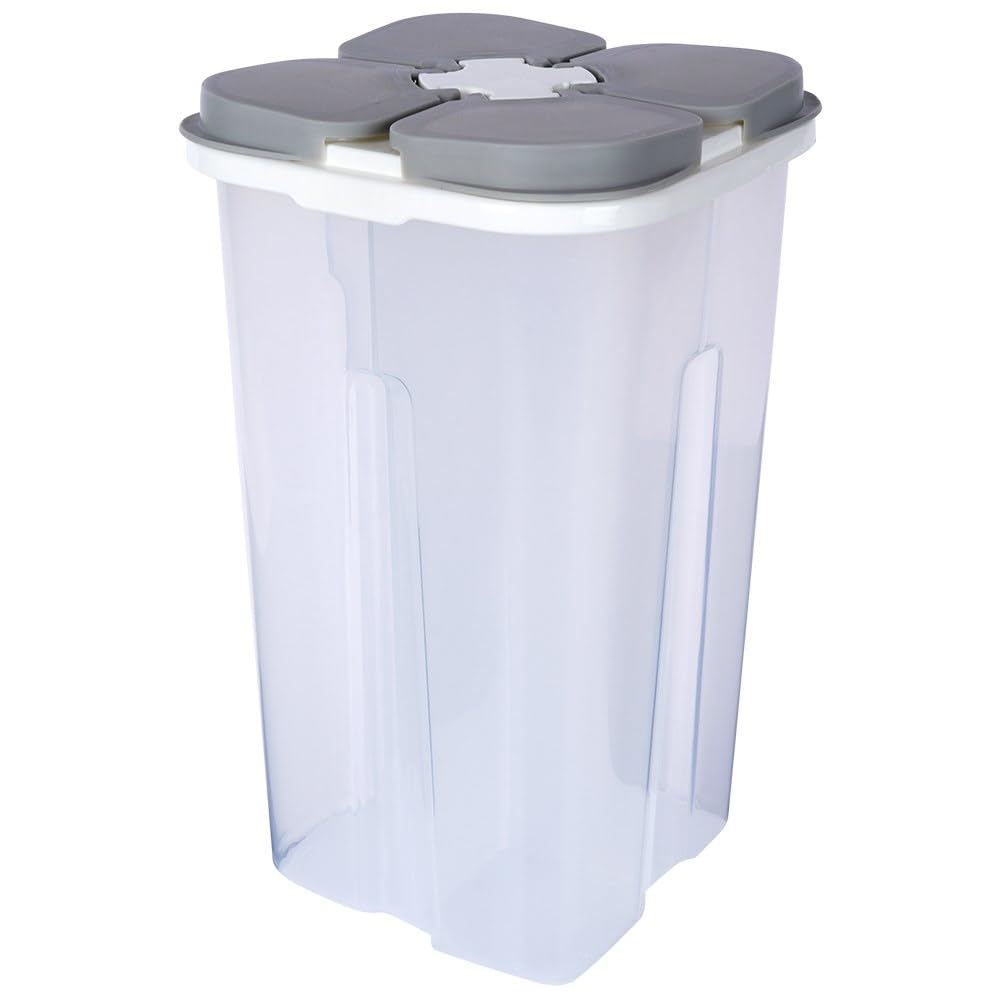 4er Set Vorratsdosen 2,6L Luftdicht – Mit Trennwänden, Skala & Mehreren Deckeln – BPA-frei