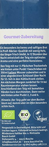 Bauckhof Dinkelbrot Vollkorn Demeter Brotbackmischung, 6er Pack