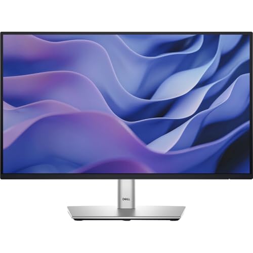 Image of Dell DELL-P2225H 22 inch Full HD 100Hz 16:9 1ms IPS Monitor Black and Silver 2 Pack Bundle with Deco Gear 6FT Universal 4K HDMI 2.0 Cable with 28AWG Pure Copper Conductors
