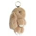 BAOBAO Bunny Fur Rex Rabbit Pompom Ball Doll Pendant Keychain Car Handbag Keyring