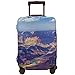 Travel Suitcase Protector,Colorful Retro Gaming Computer Brick Blocks Image Puzzle Digital 90's Play,Suitcase Cover Washable Luggage Cover XL