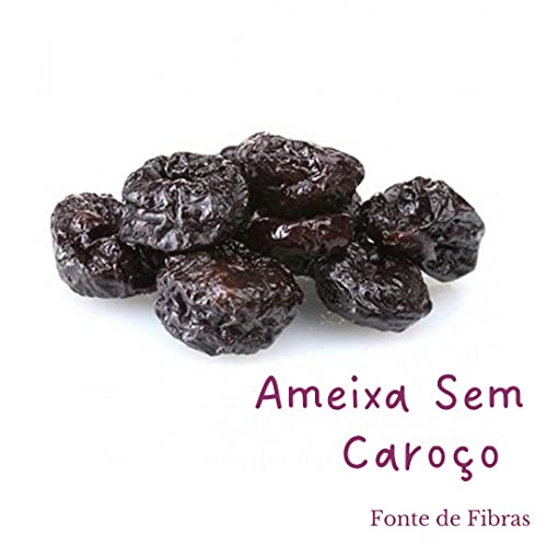 Ameixas Secas Argentina Sem Caroço Média 1kg