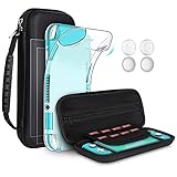 GeeRic 8PCS Case Compatible with Switch Lite, Accessories Kit Replacement for Switch Lite, 1 Soft...