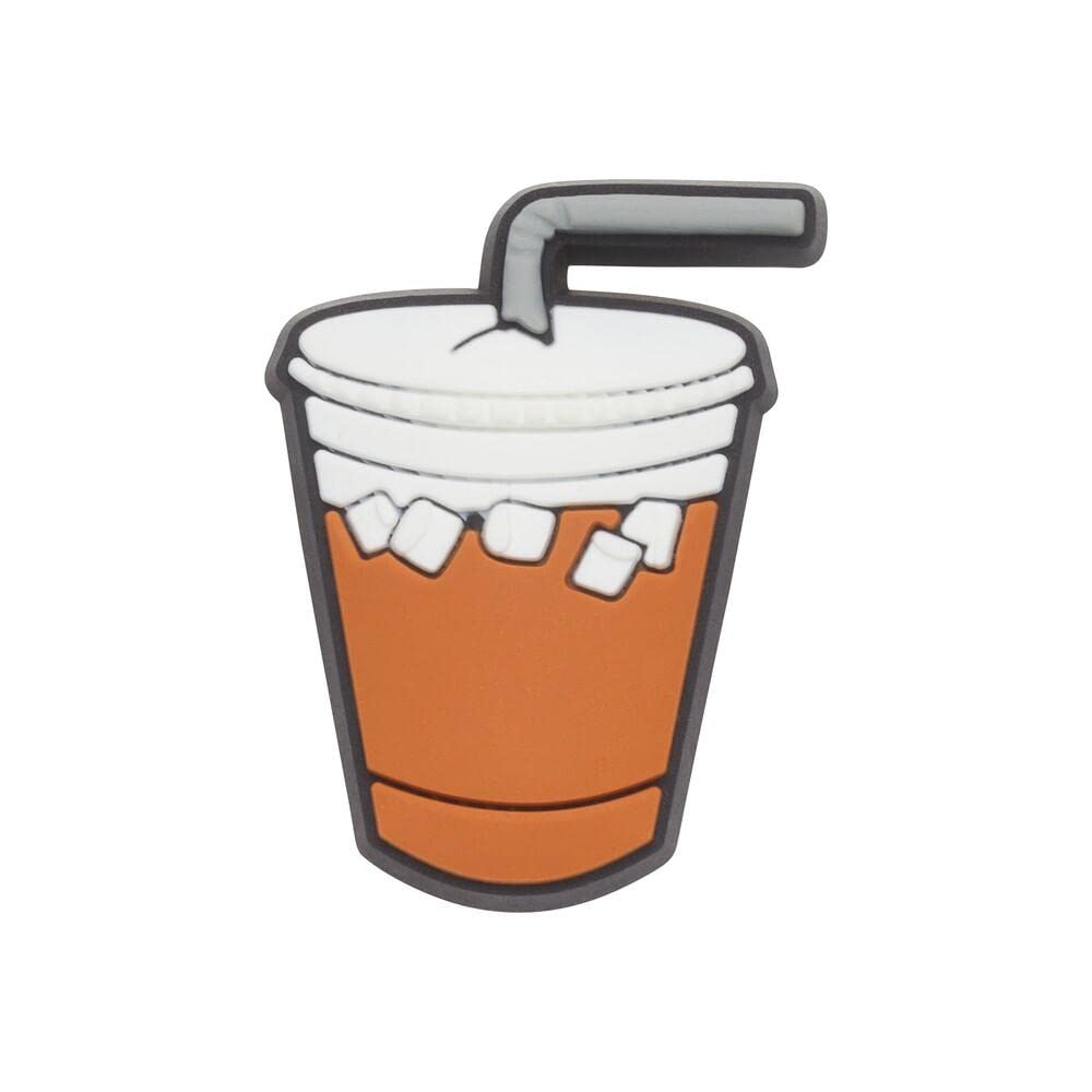 Crocs Jibbitz Chill SHOE ACCESSORY | Jibbitz for Crocs, Iced Coffee, Small