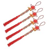 Cabilock 4 Piezas De Moneda China Adorno Colgante De Calabaza De Moneda Delicado Colgante De Estilo Chino Colgante De Moneda De La Suerte Encantos del Coche De Feng Shui Cobre