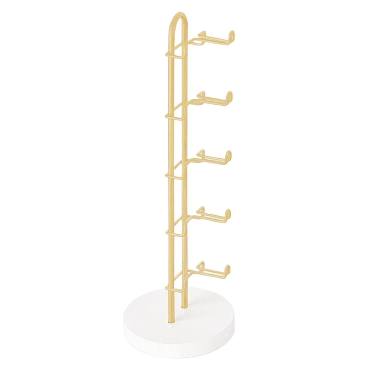 Brillenbox Vielseitig Metall-Brillenhalter-Ständer, Sonnenbrillen-Aufbewahrungs-Brillenregal Mit Holzsockel Sonnenbrillen Aufbewahrung(Gold)