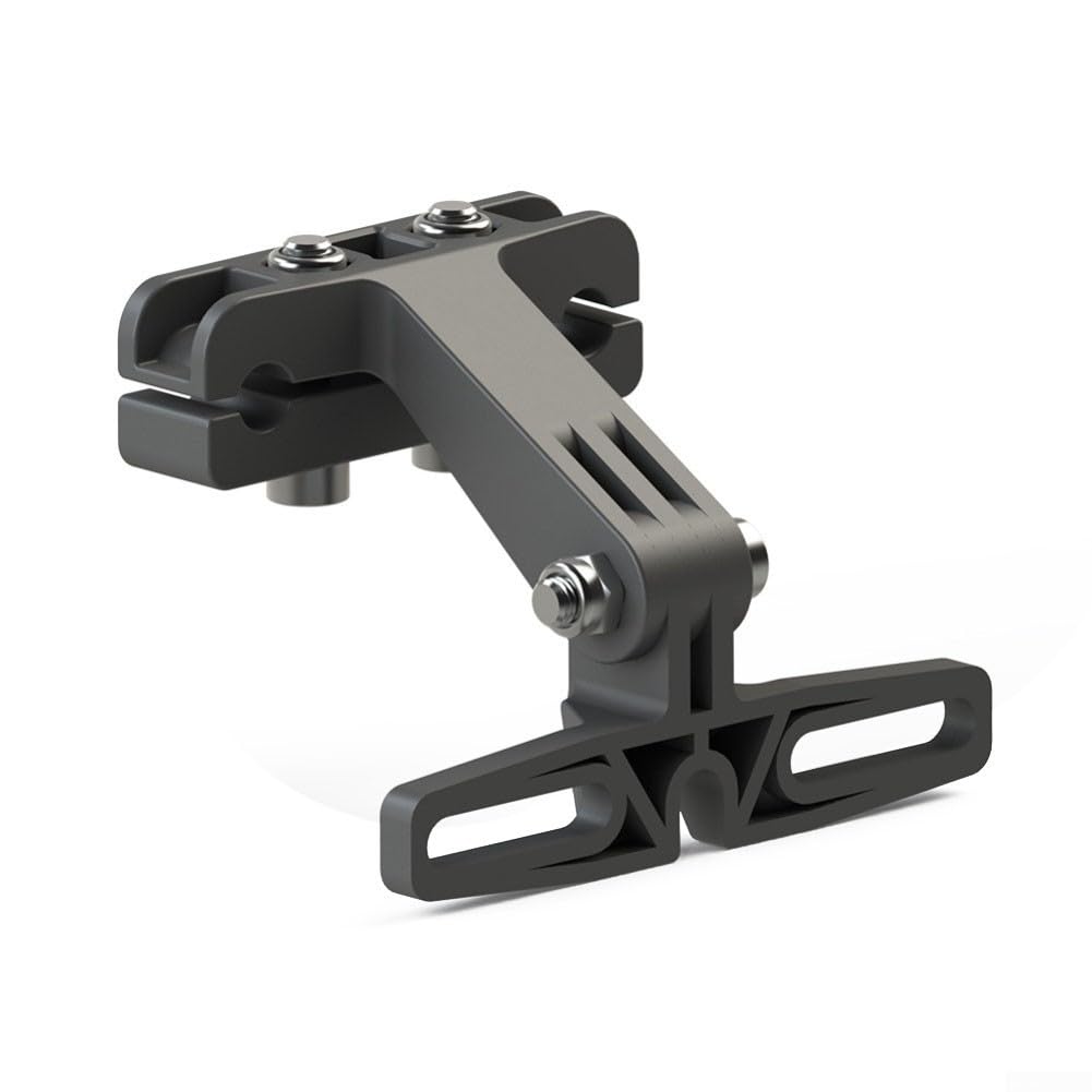 Valixirant Bike Tail Light Bracket Rear Rack or Saddle – ABS Construction, Fit Most Taillights & Action Cameras, Secure Adjustable Mounting E-Bikes