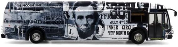 Proterra ZX5 Battery-Electric Transit Bus #9 "Downtown Reno Lincoln Line (Nevada) The Bus & Motorcoach Collection 1/87 (HO) Diecast Model by Iconic Replicas 87-0295