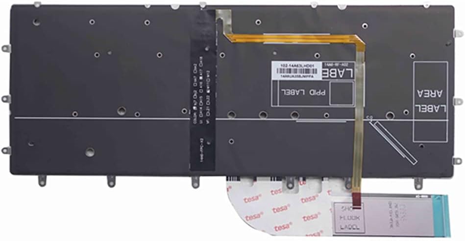 Laptop Replacement US Layout Backlit Keyboard for Dell XPS 13 9343 9350 9360 Inspiron 7352 7353 7359 Black