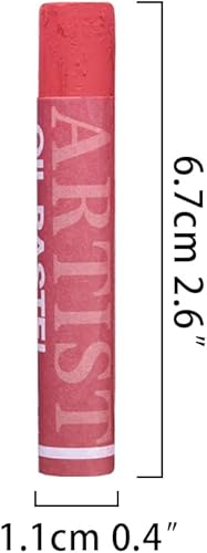 Miniatura 5 de qianshan Juego de 12 colores pasteles suaves al óleo, no tóxicos, textura suave, colores vibrantes y cremosos, suministros de arte para artistas