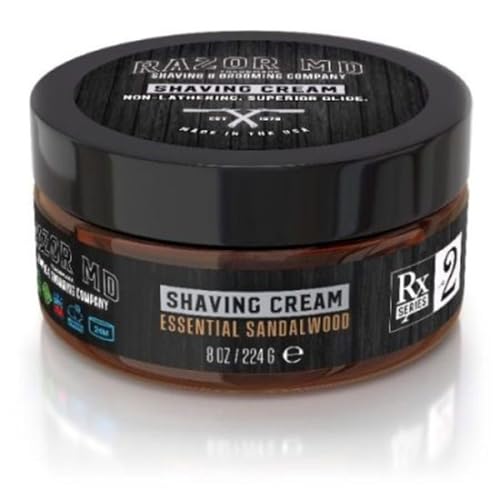 Razor MD Mens Shaving Cream for Normal to Slightly Oily
