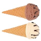 Glace factice multifonctionnelle : grâce à sa finition impeccable, cette réplique de dessert vous offrira une expérience utilisateur optimale