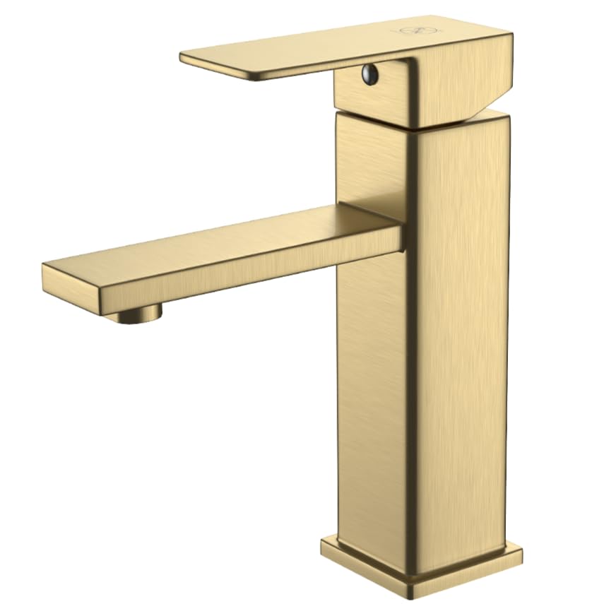 Single Lever Mixer Brushed Golden