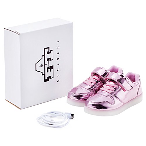 AFFINEST LED con Luci Sneakers Bright Light USB 7