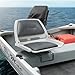 ERGOSEAT Folding Boat Seat Padded Folding Boat Chair with Backrest Marine BassJon Boat Seat
