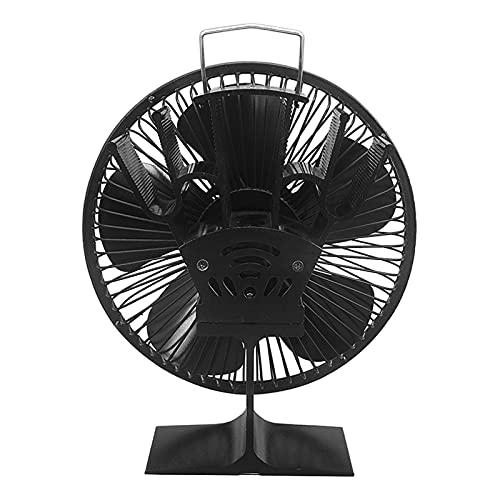 VENTDOUCE Kaminventilator für Holzofen – 5 Flügel, wärmebetriebener Ofenventilator, geräuschloser Holzofenventilator für Holzofen/Kamin – zirkulierende warme Luft sparender Kraftstoff effizient – Bild 4