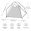 Forceatt 2-Person Camping Tent: Professional Waterproof, Windproof & Pest-Proof. Lightweight for Backpacking, Glamping, Hiking, Outdoor & Mountaineering