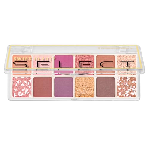 Swiss Beauty Select 12 shades Eyeshadow Palette | Mattes + Shimme...