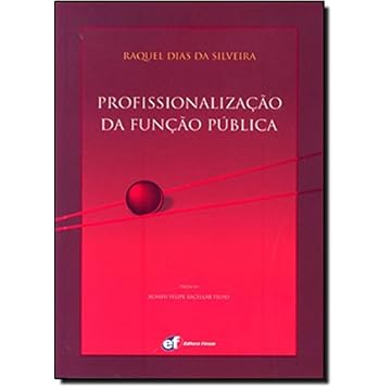 Capa do livro Profissionalização da função pública