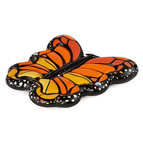 Swimline Giant Monarch Butterfly Floating Lounge Island for Swimming Pools