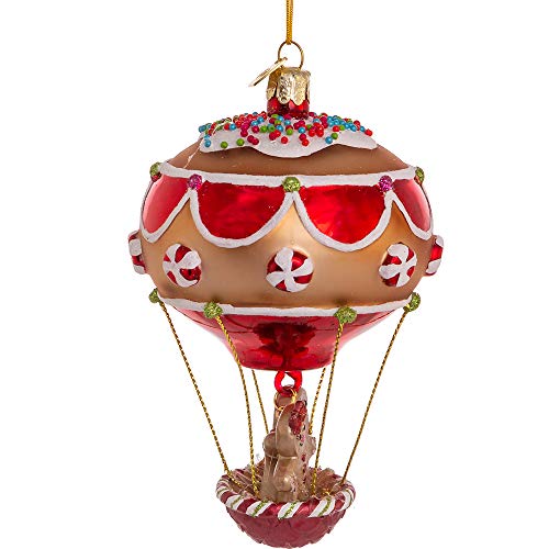 4.75-Inch Noble Gems Gingerbread Hot Air Balloon #TOP2