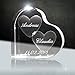 Mani che formano un cuore Cristallo inciso 3D Cristallo inciso 3D Ricordo/ Regalo/Decorazione/Da collezione/Souvenir - Italia