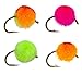 Outdoor Planet 12 Glow Bug Fly/Egg Steelhead Fly Lure Assotment for Trout Fly Fishing Flies