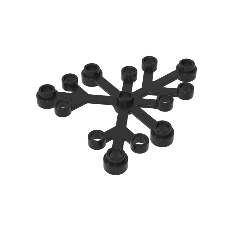 XYEIUGO GDS-1437 2417 Ornaments Plant, Leaves 6x5, Black, 50 PCS