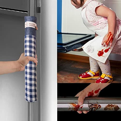 Luvas de alça de geladeira,Protetor de luva de alça de cozinha lavável | Decoração de pano lavável M