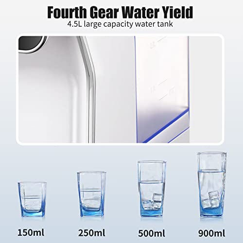 Tabletop Instant Hot Water Dispenser With Filter - Run.se Countertop Water Warmer Electric Kettles With 5 Adjustable Temperature & 4 Volume, For Home And Office (4.5L) #TOP3