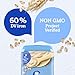 Gerber Stage 1 Baby Food, Baby Oatmeal Cereal, 8g Whole Grains, Iron, Zinc & Vitamin B12, Infant Cereal