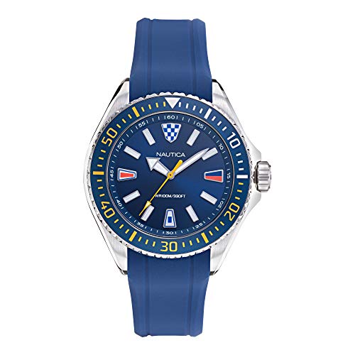 Nautica Reloj Casual NAPCPS014, Azul, Correa