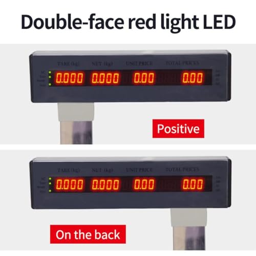 Báscula comercial digital doble pantalla 15kg miniatura 3