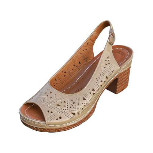 Wedges épaisses WWricotta pour marcher sans douleur grâce au slip-on respirant