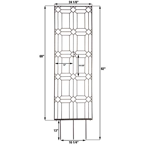 H-Potter-Garden-Trellis-for-Climbing-Plants-Metal-Outdoor-Wall-Decor-or-Flowers-Roses-Vine-Ivy-Clematis-Large H Potter Garden Trellis for Climbing Plants Metal Outdoor Wall Decor or Flowers Roses Vine Ivy Clematis Large