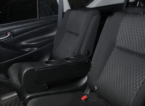 Image of Decode Car Seat Gap Organizer with Cup Holders for XL6, Side Pocket Car Organizer, Center Console Armrest Storage Box, No Drill Installation, Premium Leather Finish (Black).