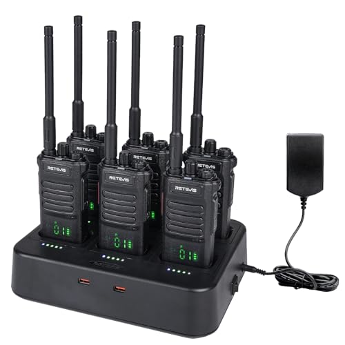 Talkie-walkie robuste de chantier Retevis RT86 pour communication entrepôt