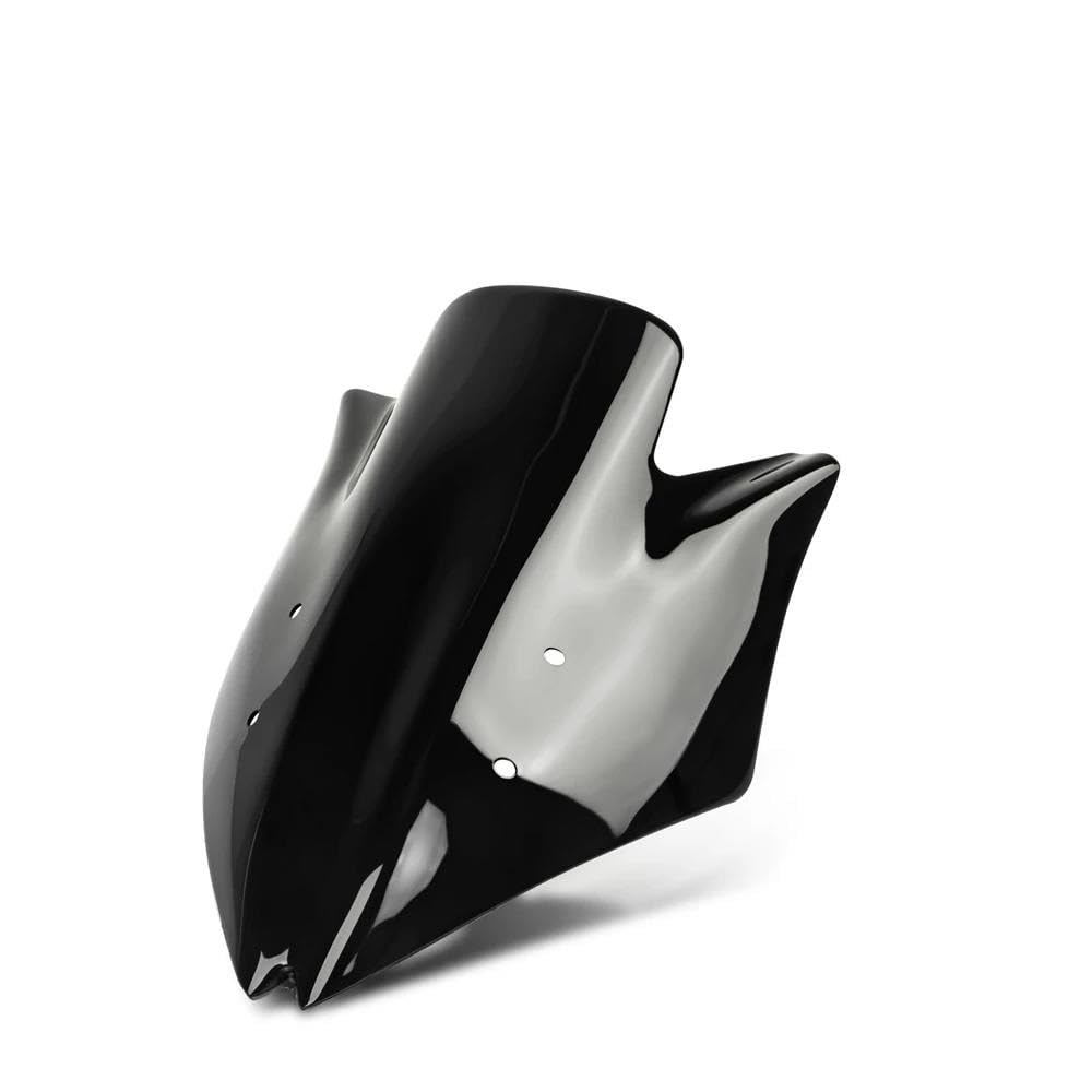 Pare-brise Kawasaki Z1000 noir en double bulle rigide pour déflecteur vent de qualité